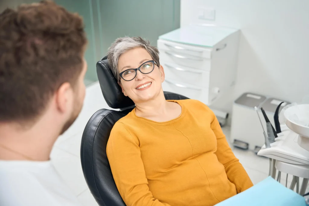 Woman Nervous About Dental Implants in NC
