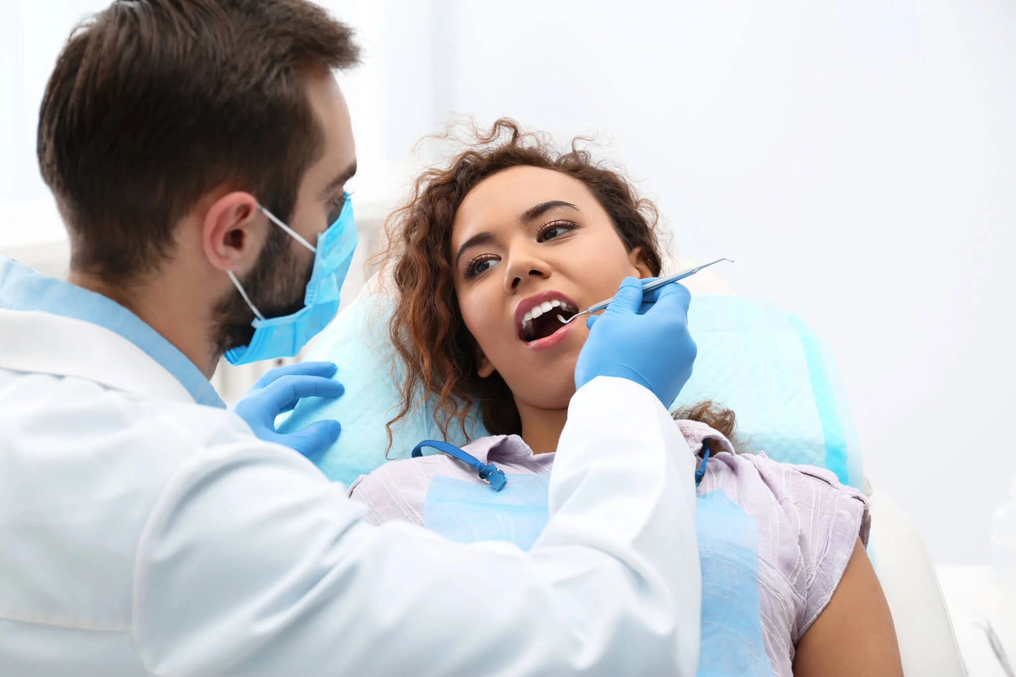 comfortable dental exam restore damaged teeth