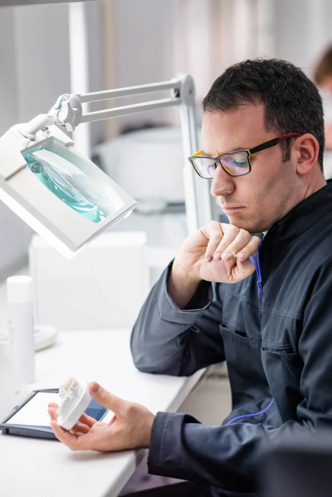 Prosthodontist planning treatment, best prosthodontist in Triangle area